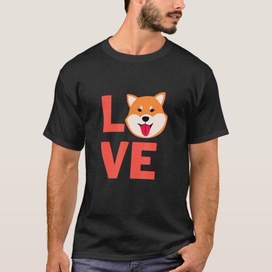 I Liebe Shiba Inu Hund Besitzer von Welpen und Tie T-Shirt (Vorderseite)