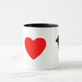 I Liebe Shiba Inus Tasse (Zentrum)