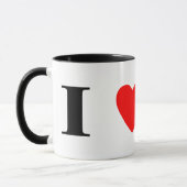 I Liebe Shiba Inus Tasse (Links)