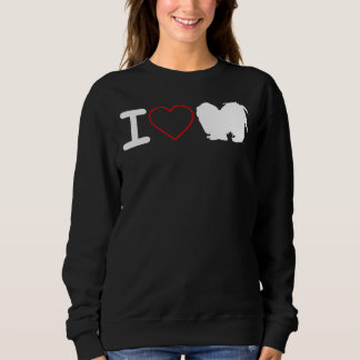 I Liebe Shih Tzu Dog I Liebe Herz Sweatshirt