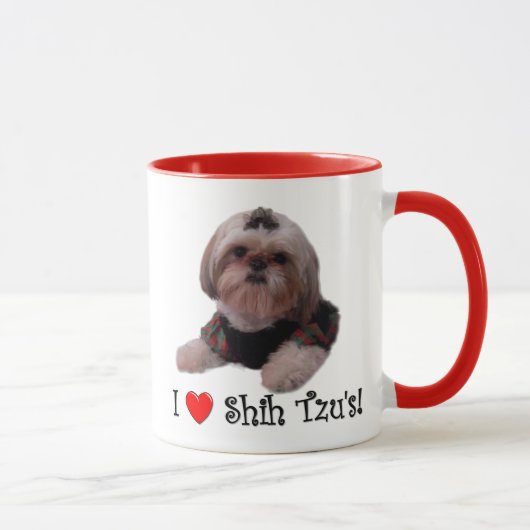 I Liebe Shih Tzu Tasse (Rechts)