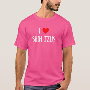 I Liebe Shih Tzus I Heart Shih Tzus Dog Lover Pet T-Shirt