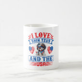I Liebe Shih Tzus und USA Kaffeetasse (Mittel)