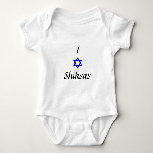 I Liebe Shiksas Baby Strampler (Vorderseite)