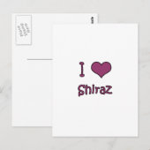 I Liebe Shiraz Postkarte (Vorne/Hinten)