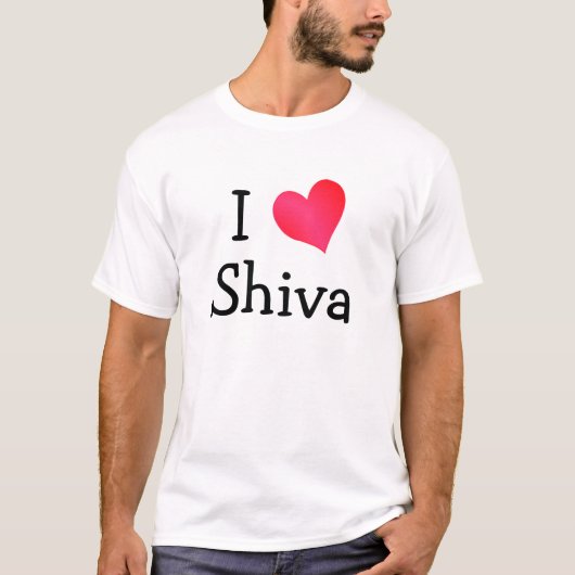 I Liebe Shiva T-Shirt (Vorderseite)
