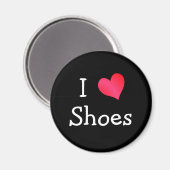 I Liebe Shoes Magnet (Vorderseite/Rückseite)