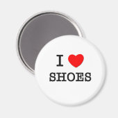 I Liebe Shoes Magnet (Vorderseite/Rückseite)
