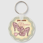 I Liebe Shoes Schlüsselanhänger (Vorderseite)