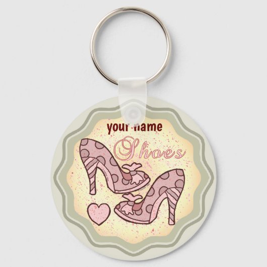 I Liebe Shoes Schlüsselanhänger (Vorderseite)
