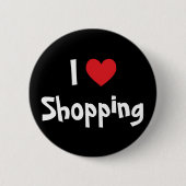I Liebe Shopping Button (Vorderseite)