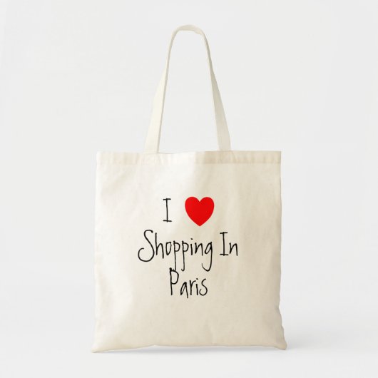 I Liebe Shopping in Paris Tragetasche (Vorne)