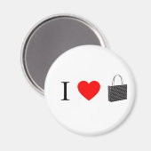 I Liebe Shopping Magnet (Vorderseite/Rückseite)