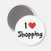 I Liebe Shopping Magnet (Vorderseite/Rückseite)