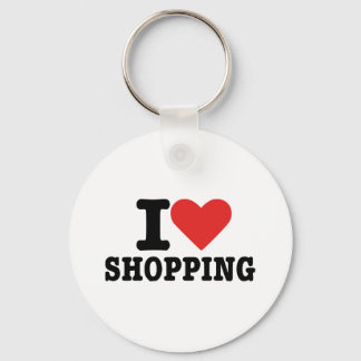 I Liebe Shopping Schlüsselanhänger