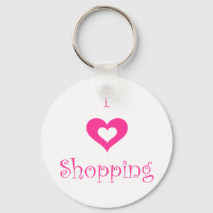 I Liebe Shopping Schlüsselanhänger