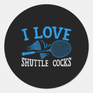I Liebe Shuttle S 3 Runder Aufkleber