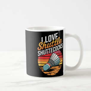 I Liebe Shuttles Badminton Kaffeetasse