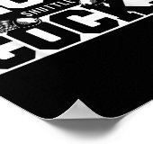 I Liebe Shuttles S Birdie Badminton Player Poster (Ecke)