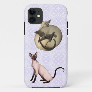 I Liebe-siamesische Katzen iPhone Fall Case-Mate iPhone Hülle