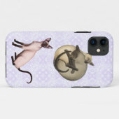 I Liebe-siamesische Katzen iPhone Fall Case-Mate iPhone Hülle (Rückseite (Horizontal))