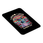 I Liebe Siamkatze Magnet (Rechte Seite)
