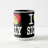 I Liebe Sicily Novelty Tasse (Zentrum)