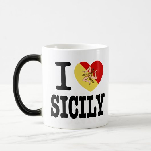 I Liebe Sicily Novelty Tasse (Links)