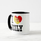 I Liebe Sicily Novelty Tasse (Vorderseite Links)