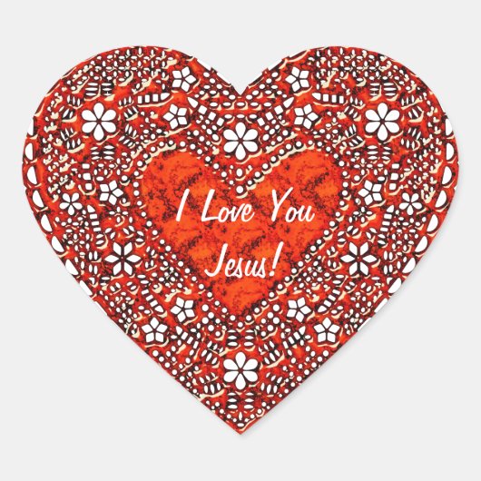 I Liebe Sie 1A Sticker Optionen (Vorderseite)