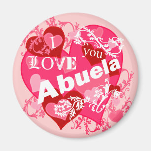 I Liebe Sie Abuela Magnet