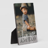 I Liebe Sie Abuelo Custom Foto Fotoplatte (Seite)