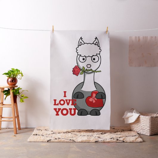 i Liebe Sie alpaca Stoff (Beispiel)