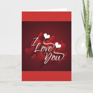 ***I LIEBE SIE**** am "VALENTINE'S DAY"-ALLES JAHR Feiertagskarte