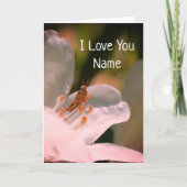 I Liebe Sie Azalea Blume Personalisiert Karte (Vorderseite)
