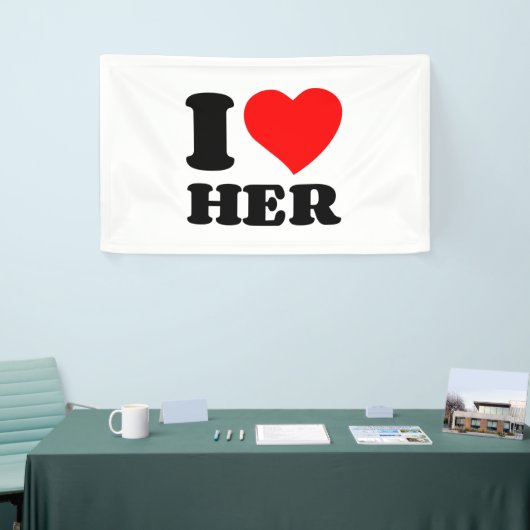 I LIEBE SIE BANNER (Messeveranstaltung)