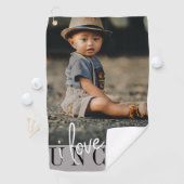 I Liebe Sie Benutzerdefiniertes Foto  Golfhandtuch (Insitu)