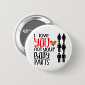 I Liebe SIE Button (Vorne & Hinten)