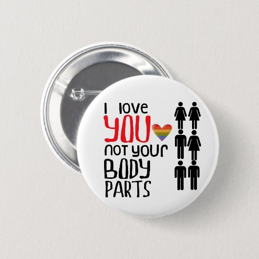 I Liebe SIE Button (Vorne & Hinten)