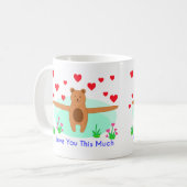 I Liebe Sie diese viele Tasse (Vorderseite Links)