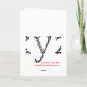 I Liebe Sie dieses viel Karte (Rückseite)