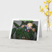 I Liebe Sie dieses viel! Karte (Gelbe Blume)