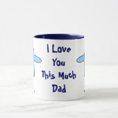 I Liebe Sie dieses viel, Vater Tasse (Zentrum)