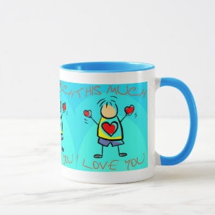 I Liebe Sie dieses viele (7) Tasse