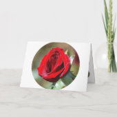 I Liebe Sie Dutzend Rote Rosen Karte (Rückseite)