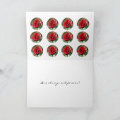 I Liebe Sie Dutzend Rote Rosen Karte (Innenseite)