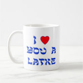 I Liebe Sie ein Latke Kaffeetasse (Links)
