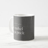 I Liebe Sie ein Scheffel u. ein Peck Kaffeetasse (Vorderseite Links)