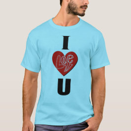 I Liebe Sie einzigartiges T - Shirt-Design T-Shirt