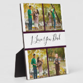 I Liebe Sie fügen Custom Foto Collage Frame Gesche Fotoplatte (Seite)